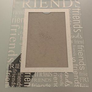 "FRIENDS" Glass Picture Frame